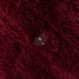 OHS Thermal Soft Teddy Fleece Duvet Cover Bedding Set in Burgundy - Size: King - thumbnail 5