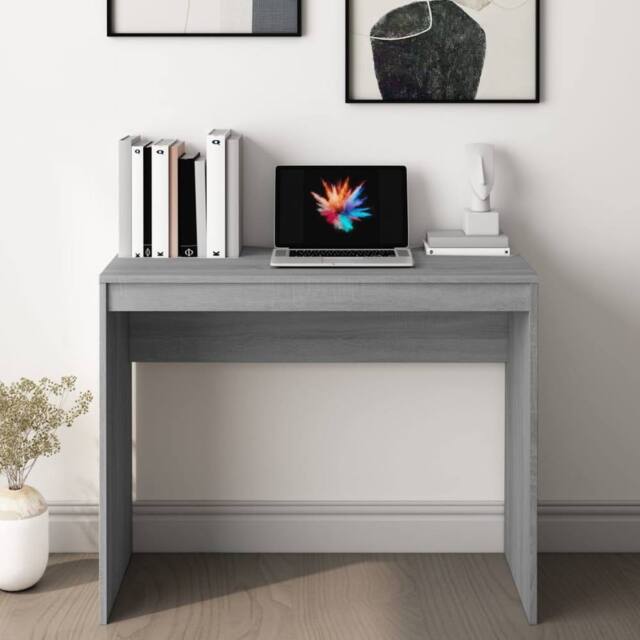 Berkfield Home Modern Desk Grey Sonoma 90x40x72 cm Engineered Wood - Size: 90 x 40 x 72 cm - image 1