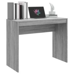Berkfield Home Modern Desk Grey Sonoma 90x40x72 cm Engineered Wood - Size: 90 x 40 x 72 cm - thumbnail 4
