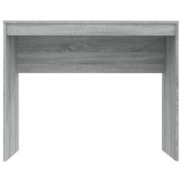 Berkfield Home Modern Desk Grey Sonoma 90x40x72 cm Engineered Wood - Size: 90 x 40 x 72 cm - thumbnail 5