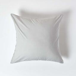Homescapes Continental Egyptian Cotton Pillowcase 200 TC, 60 x 60 cm in Silver