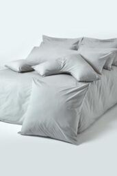 Homescapes Continental Egyptian Cotton Pillowcase 200 TC, 60 x 60 cm in Silver - thumbnail 4