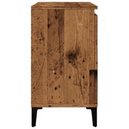 Berkfield Home Sink Cabinet Old Wood 58x33x60 cm Engineered Wood in Brown - Size: 58 x 33 x 60 cm - thumbnail 6