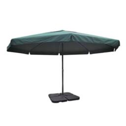 Berkfield Home Aluminium Umbrella with Portable Base Green - thumbnail 2
