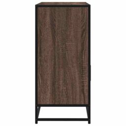 Berkfield Home Sideboard Brown Oak 100x35x76 cm Engineered Wood - Size: 100 x 35 x 76 cm - thumbnail 5