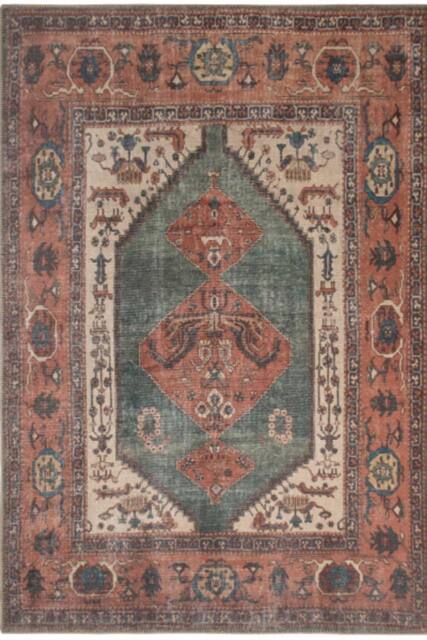 Kukoon 60x110cm Terracotta Washable Indoor Doormat Front Door Entrance Rug - Size: 60 cm x 110 cm - image 1