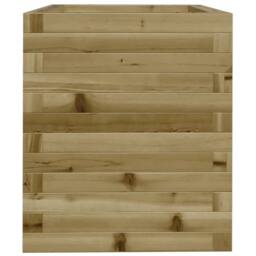 Berkfield Home Garden Planter 40x40x46 cm Impregnated Wood Pine in Brown - Size: 40 x 40 x 46 cm - thumbnail 6