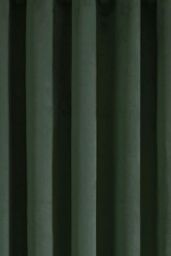 Laurence Llewelyn-Bowen 'Montrose' Velvet Blackout Eyelet Single Panel Door Curtain in Bottle Green - Size: 168 cm width x 214 cm drop - thumbnail 3