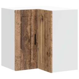 "Berkfield Home Kitchen Wall Corner Cabinet ""Porto"" Old Wood Engineered Wood in Brown" - thumbnail 3