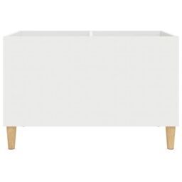 Berkfield Home Record Cabinet White 74.5x38x48 cm Engineered Wood - thumbnail 5