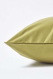 Homescapes Egyptian Cotton Housewife Pillowcase 1000 TC in Olive - thumbnail 2