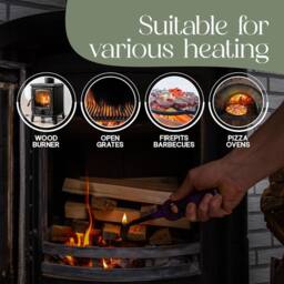 Pelle & Sol 8 Pack x 2.4 Kg Kindling Wood - Long-Burning Firewood (19.2kg Total) in Light Oak - thumbnail 4