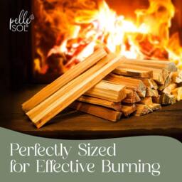 Pelle & Sol 8 Pack x 2.4 Kg Kindling Wood - Long-Burning Firewood (19.2kg Total) in Light Oak - thumbnail 2