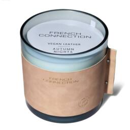 French Connection High Autumn Nights Luxury Leather Candle 1.46kg - 4 Wick Scented - thumbnail 5