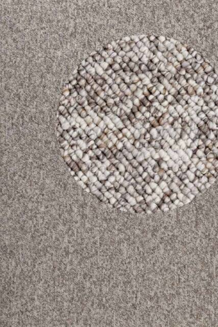 THE RUGS Rocco Flatweave Washable Plain Extra Large Living Room Rug & Runner in Taupe - Size: 80 cm x 240 cm - image 1