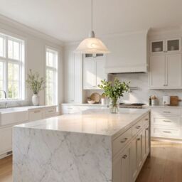 Happy Homewares White Alabaster Glass Easy Fit Pendant Shade or Floor Lamp Shade - thumbnail 2