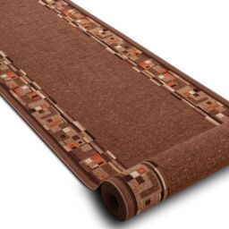 RugsX Anti-Slip Bombay Runner in Brown - Size: 100 cm x 500 cm - thumbnail 3