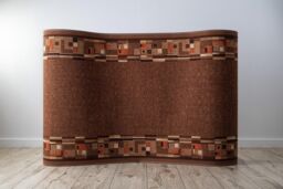 RugsX Anti-Slip Bombay Runner in Brown - Size: 100 cm x 500 cm - thumbnail 4