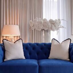 Sofaya Monaco Chesterfield Velvet Cushions Sofa 2 Seater Couch in Blue - thumbnail 5