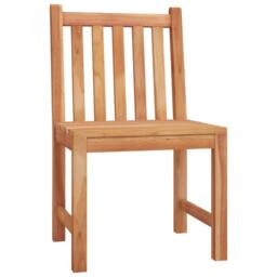 Berkfield Home 7 Piece Garden Dining Set Solid Wood Teak in Brown - thumbnail 5