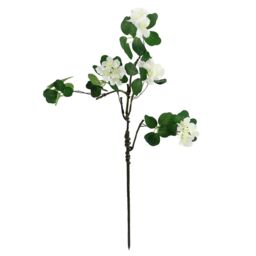 Leaf Pack of 6 x 60cm Flower Foliage Spray - White - Size: 6 x 60 cm - thumbnail 4