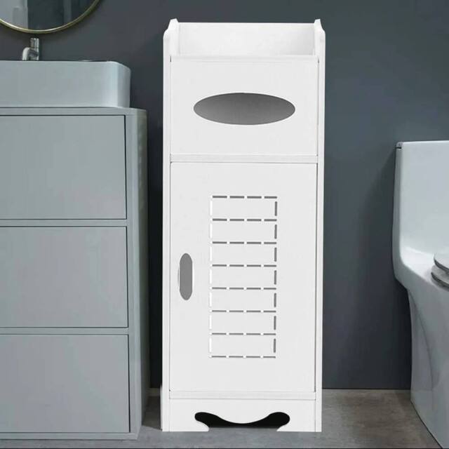 Havendro Bathroom Storage Cabinet Drawer Cupboard Unit Shelf Furniture in White - image 1
