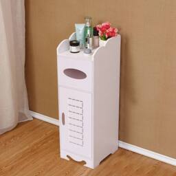 Havendro Bathroom Storage Cabinet Drawer Cupboard Unit Shelf Furniture in White - thumbnail 3