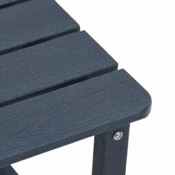 Berkfield Home 3 Piece Garden Lounge Set Navy Blue HDPE - thumbnail 9