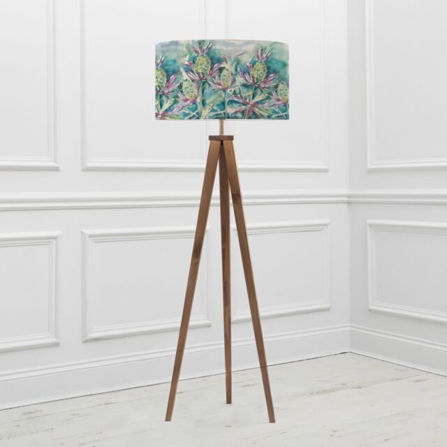 Voyage Maison Aratus Floor Lamp With Seathistle Eva Lampshade in Brown - image 1