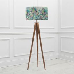 Voyage Maison Aratus Floor Lamp With Seathistle Eva Lampshade in Brown - thumbnail 1