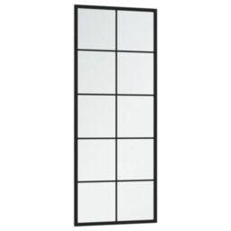 Berkfield Home Wall Mirrors 2 pcs Black 100x40 cm Metal - thumbnail 3