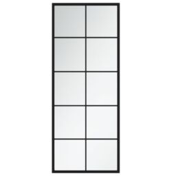 Berkfield Home Wall Mirrors 2 pcs Black 100x40 cm Metal - thumbnail 4