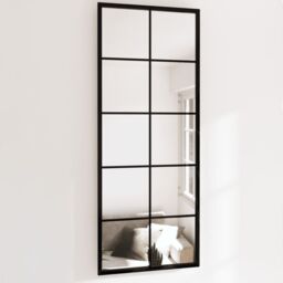 Berkfield Home Wall Mirrors 2 pcs Black 100x40 cm Metal