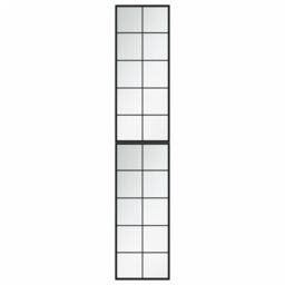 Berkfield Home Wall Mirrors 2 pcs Black 100x40 cm Metal - thumbnail 2