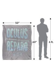 Warner Brothers Harry Potter The Broken Glasses Blanket 152 x 127 cm in White - thumbnail 5