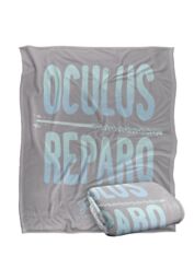 Warner Brothers Harry Potter The Broken Glasses Blanket 152 x 127 cm in White - thumbnail 2