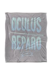 Warner Brothers Harry Potter The Broken Glasses Blanket 152 x 127 cm in White