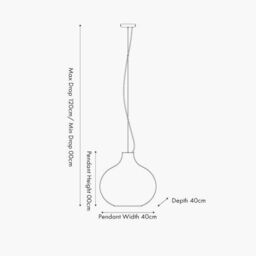 Ruma Rattan Dome Pendant Ceiling Light in Grey - thumbnail 6