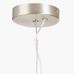 Ruma Rattan Dome Pendant Ceiling Light in Grey - thumbnail 5