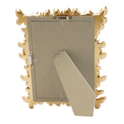 "Hestia Butterfly Design Resin Photo Frame 5"" x 7"" in Gold" - thumbnail 4