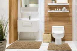 New Edge Blinds Tumble Twist Collection Pure Cotton 2pc Bath set in Brown - Size: 50 cm x 80 cm