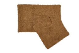 New Edge Blinds Tumble Twist Collection Pure Cotton 2pc Bath set in Brown - Size: 50 cm x 80 cm - thumbnail 2