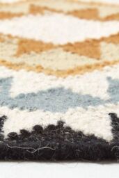 Homescapes Agra Handwoven Pattern Kilim Wool Hall Runner, 66 x 200 cm - Size: 66 cm x 200 cm - thumbnail 4