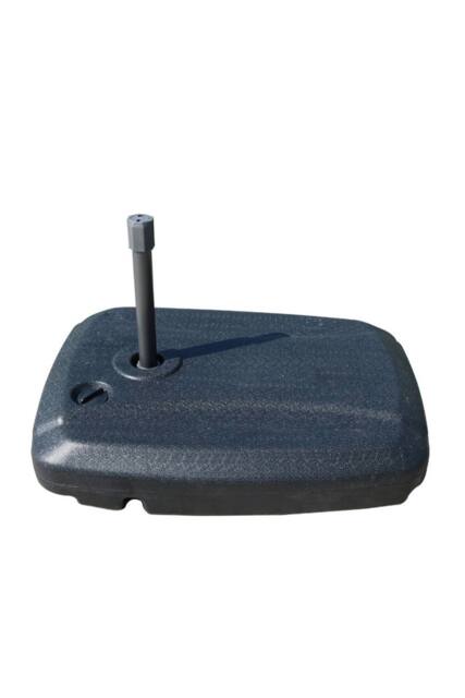 ExtraStar Parasol Base with Wheels Water Sand Fill 60L in Black - image 1