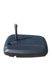 ExtraStar Parasol Base with Wheels Water Sand Fill 60L in Black - thumbnail 1