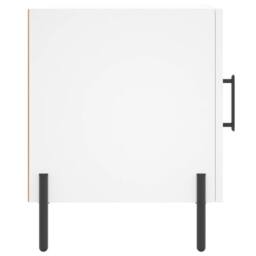 Berkfield Home Modern Bedside Cabinets 2 pcs White 40x40x50 cm Engineered Wood - Size: 40 x 40 x 50 cm - thumbnail 7