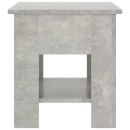 Berkfield Home Coffee Table Concrete Grey 40x40x42 cm Engineered Wood - Size: 40 x 40 x 42 cm - thumbnail 5
