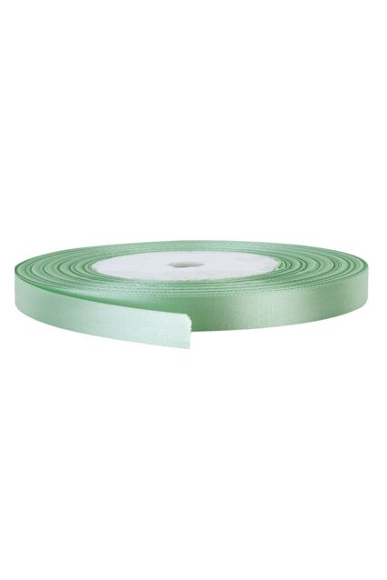 Neel Blue Double Sided Satin Polyester Ribbon Roll, 15mm x 25 Metres in Mint - image 1