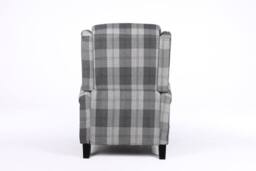 SquareBoxx Balmoral Premier Recliner Armchair in Grey - thumbnail 4