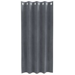 Berkfield Home Blackout Curtains with Eyelets 2 pcs Super Light Grey Velvet - thumbnail 3